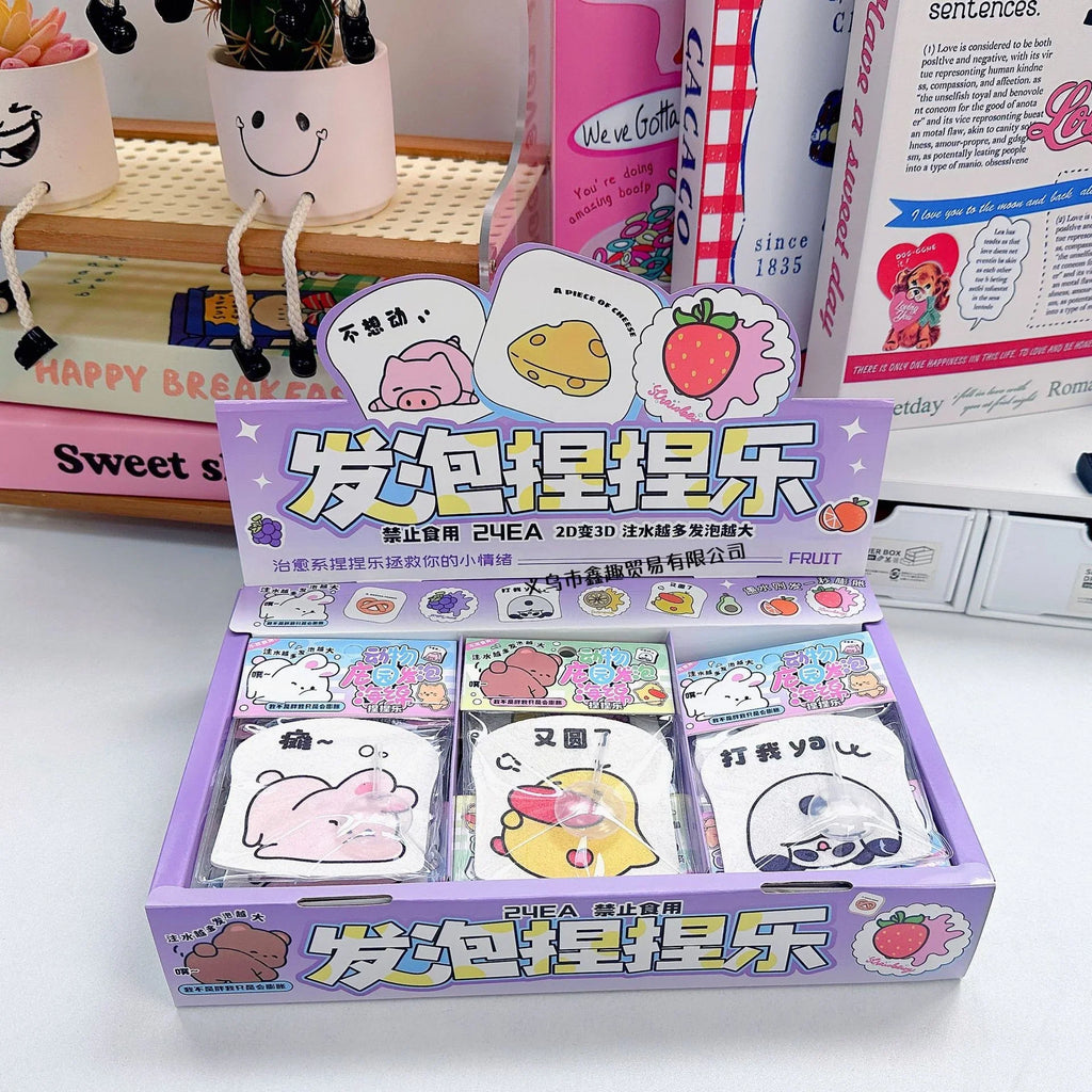 FunSpace Expanding Magic Sponge Toy – Water-Growing Squishy for Kids (3+ Years) - Naivri