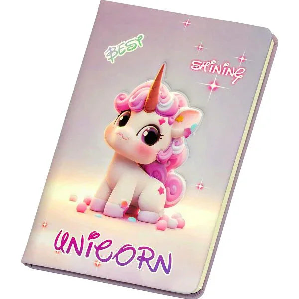 FunSpark Unicorn Journal – 3D Foam Pastel Diary for Kids | Ages 3+ Return Gift - Naivri