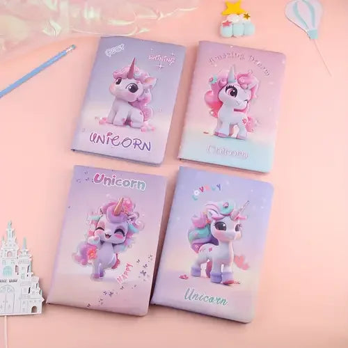 FunSpark Unicorn Journal – 3D Foam Pastel Diary for Kids | Ages 3+ Return Gift - Naivri