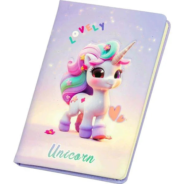 FunSpark Unicorn Journal – 3D Foam Pastel Diary for Kids | Ages 3+ Return Gift - Naivri
