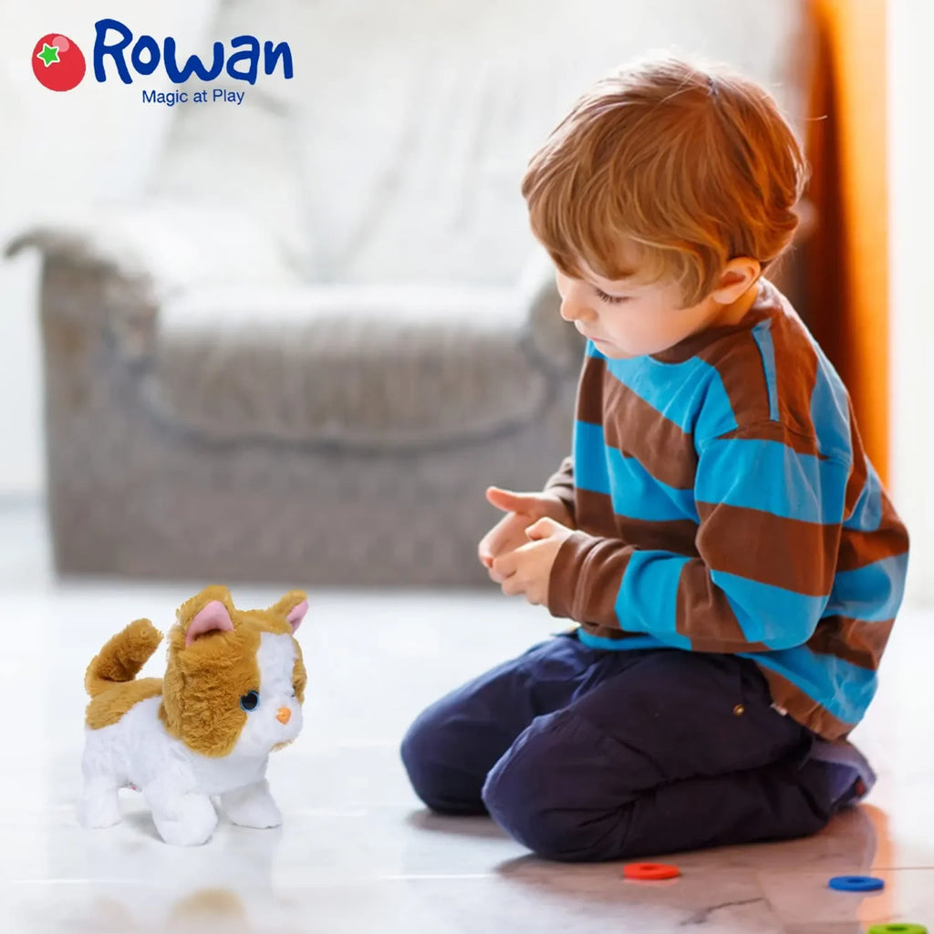 Fuzzbuzz Cat Pets Bella – Interactive Walking Cat Toy for Kids (Ages 3+) - Naivri