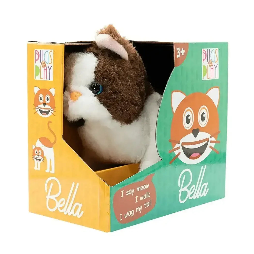 Fuzzbuzz Cat Pets Bella – Interactive Walking Cat Toy for Kids (Ages 3+) - Naivri
