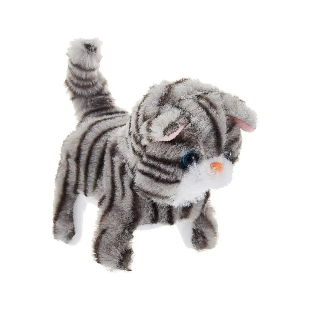 Fuzzbuzz Cat Pets Zoe – Walking Toy Cat with Sound & Tail Wagging Action for Kids - Naivri