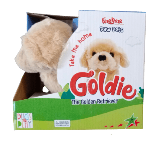 Fuzzbuzz Paw Pets Goldie The Golden Retriever - Naivri