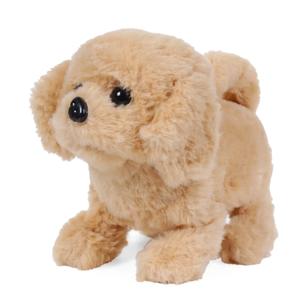 Fuzzbuzz Paw Pets Goldie The Golden Retriever – Realistic Interactive Walking Puppy Toy for Kids (3+ Years) - Naivri
