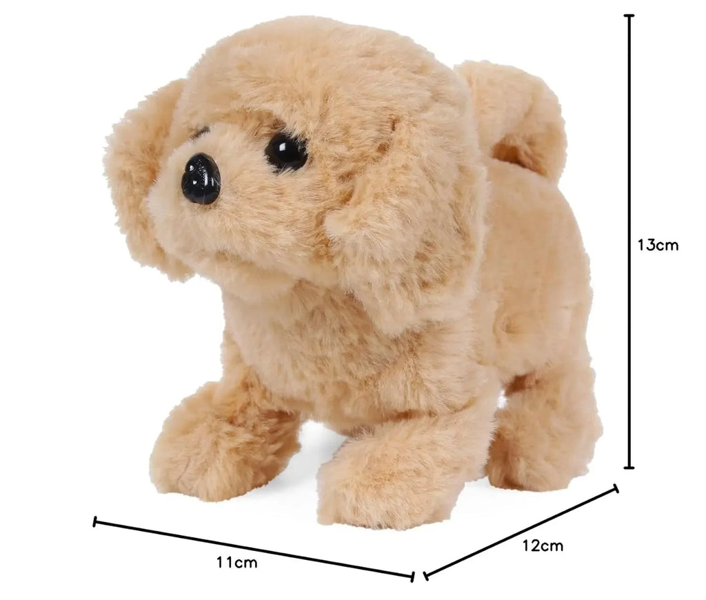 Fuzzbuzz Paw Pets Goldie The Golden Retriever – Realistic Interactive Walking Puppy Toy for Kids (3+ Years) - Naivri