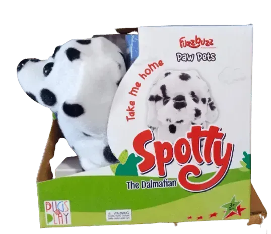 Fuzzbuzz Paw Pets Spotty The Dalmatian - Naivri