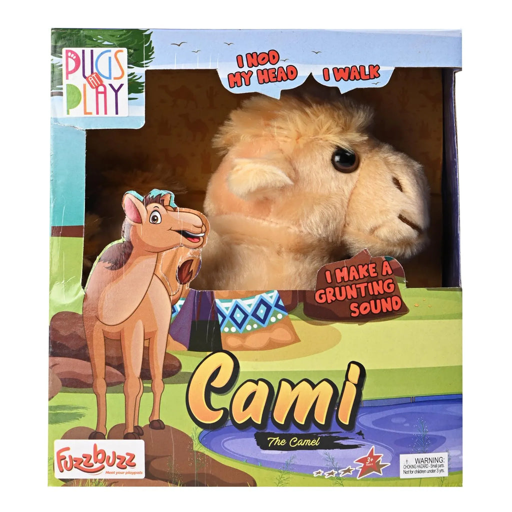 Fuzzbuzz Pugs At Play Cami The Camel - Naivri