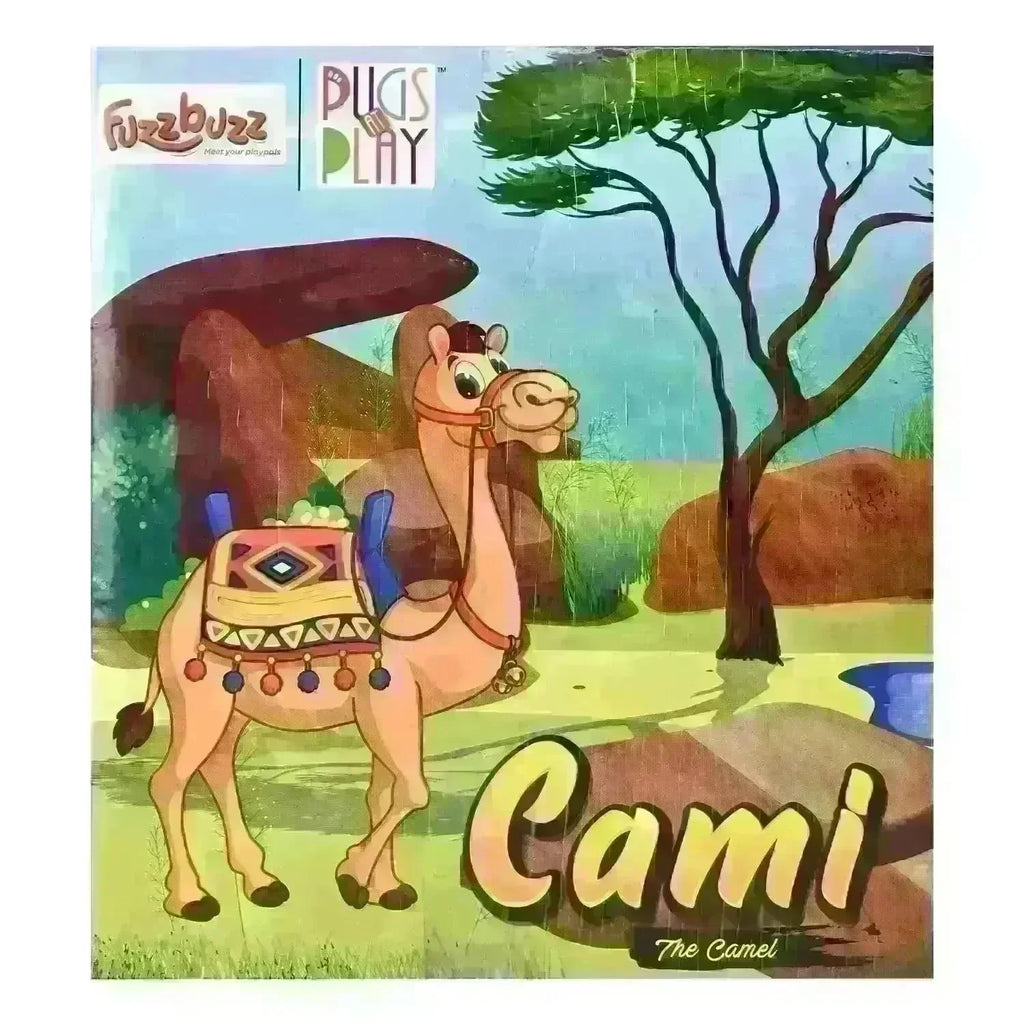 Fuzzbuzz Pugs At Play – Cami The Camel | Interactive Walking Plush Toy for Kids - Naivri