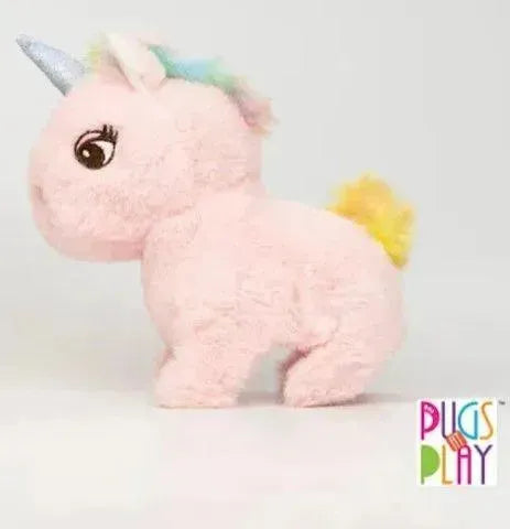 Fuzzbuzz Pugs At Play Dazzle The Unicorn Pink - Naivri