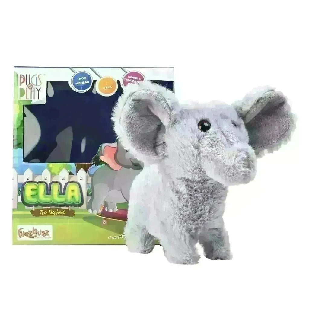 Fuzzbuzz Pugs At Play Ella The Elephant - Naivri