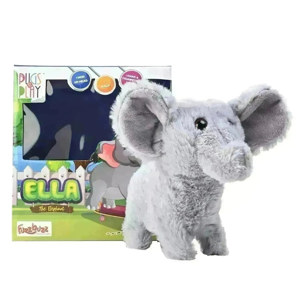 Fuzzbuzz Pugs At Play Ella The Elephant - Naivri