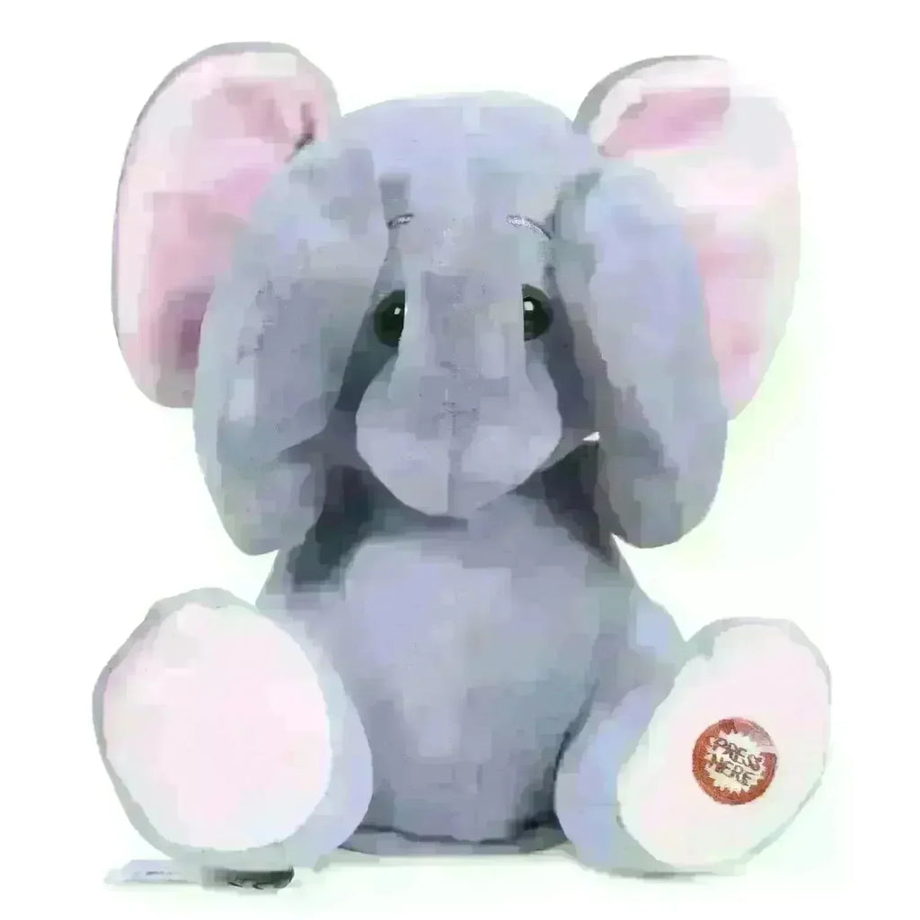 Fuzzbuzz Pugs At Play Manny The Elephant – Peek-A-Boo Interactive Plush Toy - Naivri