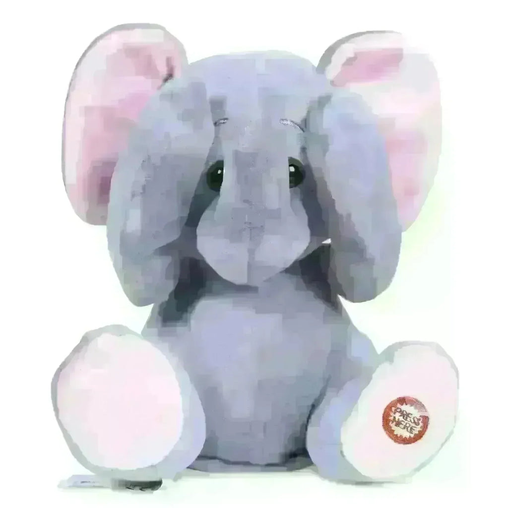 Fuzzbuzz Pugs At Play Manny The Elephant – Peek-A-Boo Interactive Plush Toy - Naivri