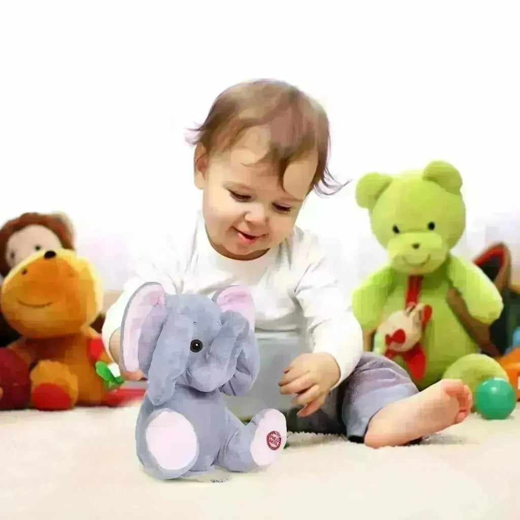 Fuzzbuzz Pugs At Play Manny The Elephant Peek A Boo - Naivri