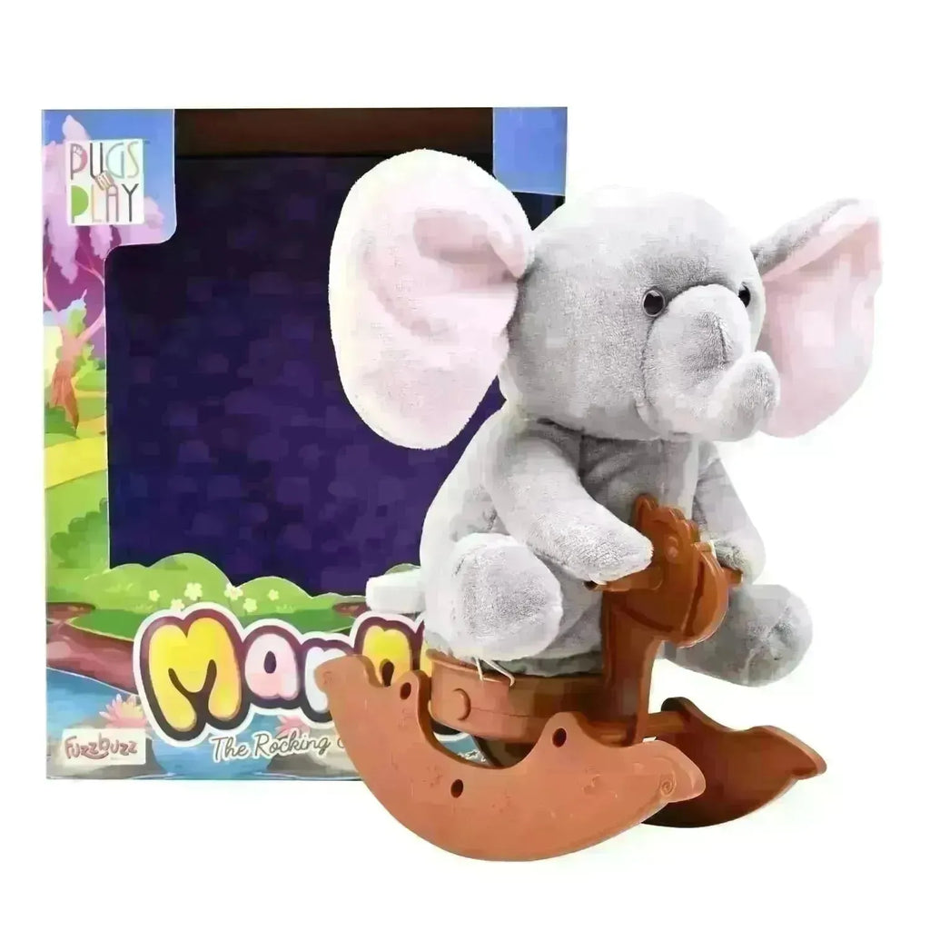 Fuzzbuzz Pugs At Play Manny The Rocking Elephant - Naivri