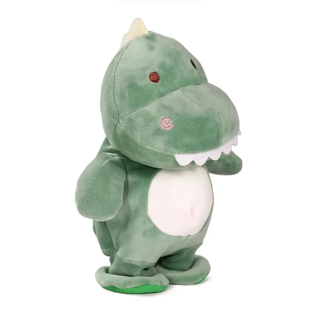 Fuzzbuzz Pugs At Play – Max the Dino | Talk-Back Walk N Talk Dinosaur Toy with Sound, Singing & Repeating Function for Kids - Naivri
