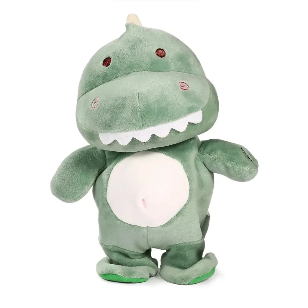 Fuzzbuzz Pugs At Play – Max the Dino | Talk-Back Walk N Talk Dinosaur Toy with Sound, Singing & Repeating Function for Kids - Naivri