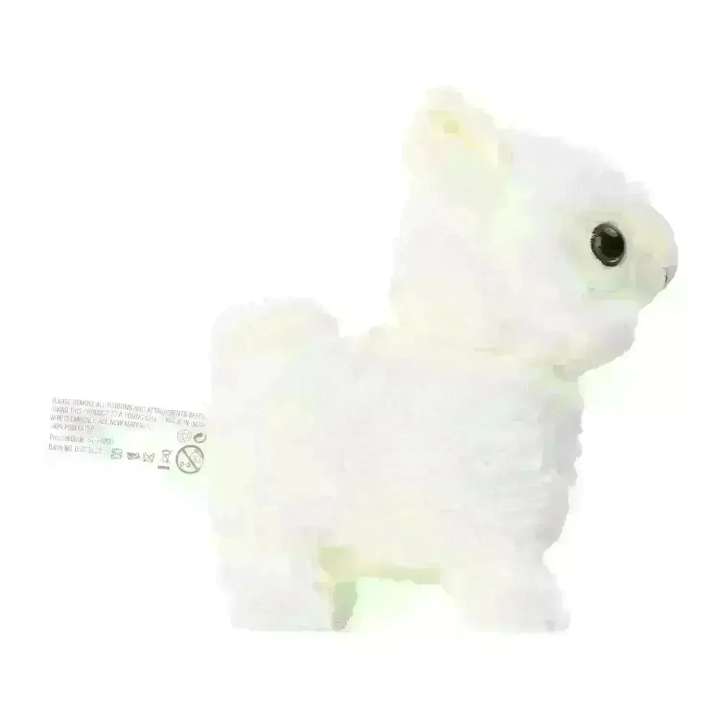 Fuzzbuzz Pugs At Play – Paris the Llama | Interactive Walking Plush Toy with Sounds for Toddlers and Kids - Naivri