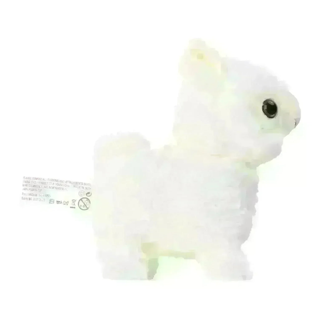 Fuzzbuzz Pugs At Play – Paris the Llama | Interactive Walking Plush Toy with Sounds for Toddlers and Kids - Naivri