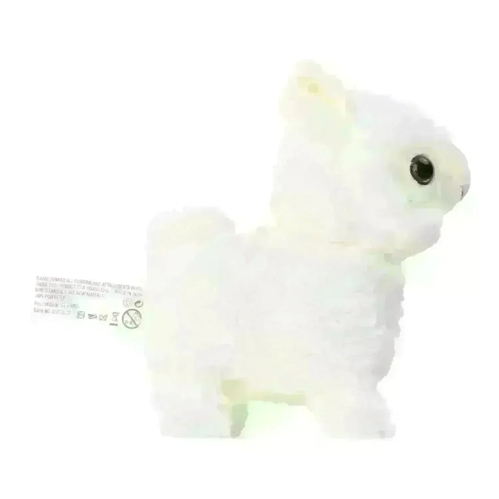 Fuzzbuzz Pugs At Play – Paris the Llama | Interactive Walking Plush Toy with Sounds for Toddlers and Kids - Naivri