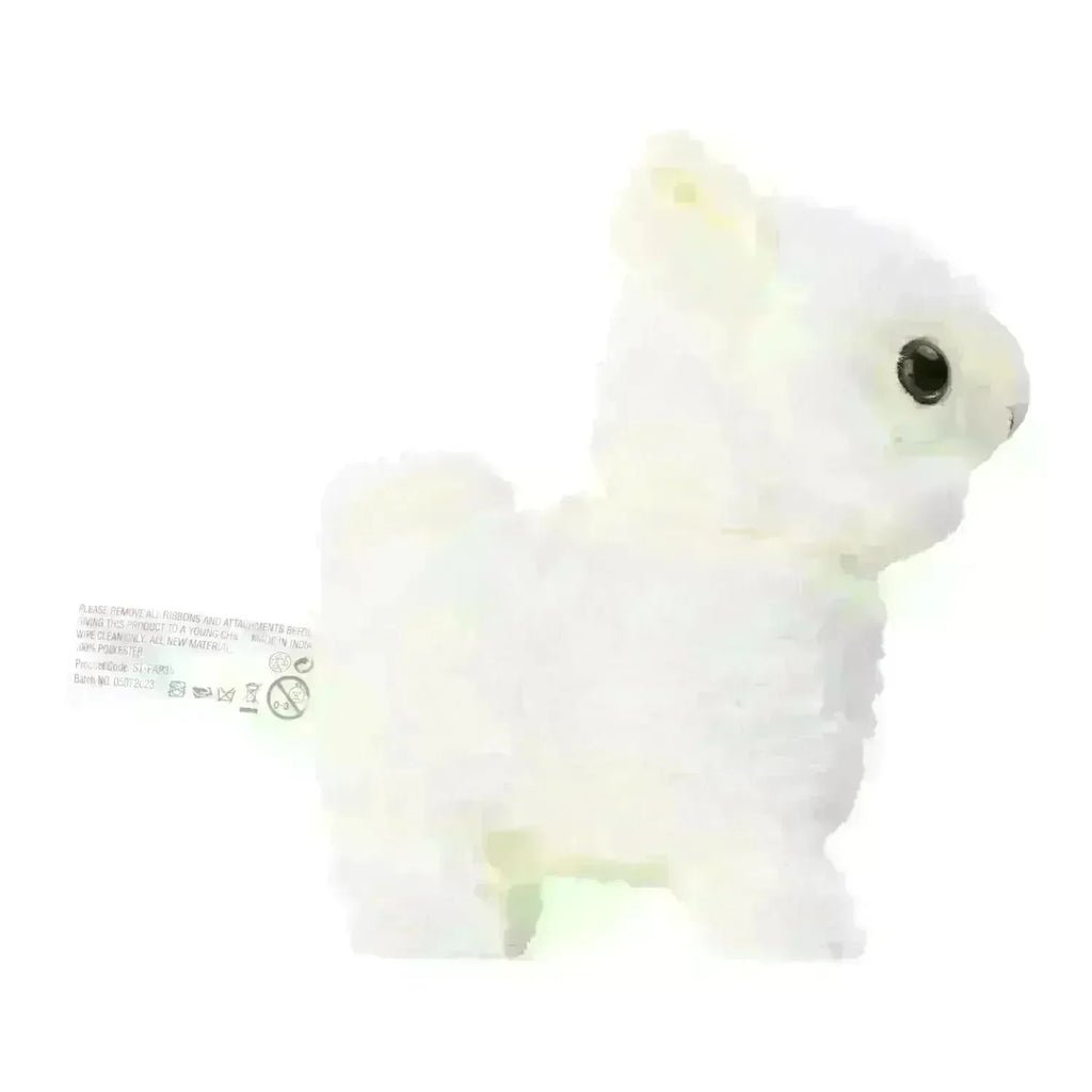 Fuzzbuzz Pugs At Play – Paris the Llama | Interactive Walking Plush Toy with Sounds for Toddlers and Kids - Naivri
