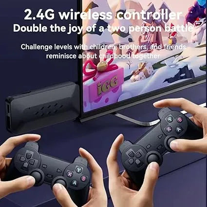 Games M33 3D gaming stick video game console 4k high-definition TV output built-in 60000+games (64 gb) - Naivri