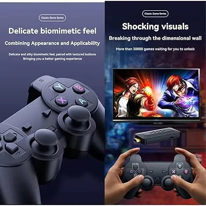 Games M33 3D gaming stick video game console 4k high-definition TV output built-in 60000+games (64 gb) - Naivri