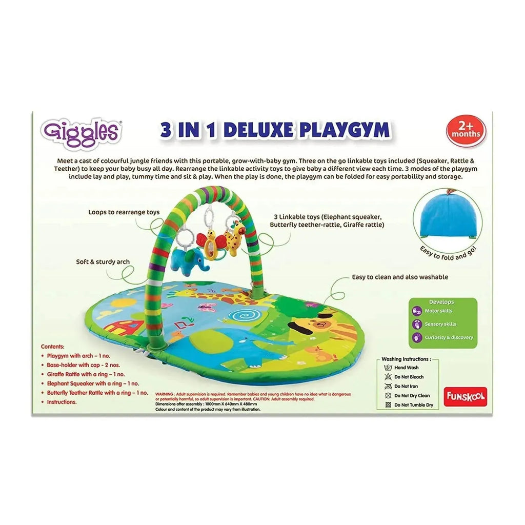 Giggles 3 in 1 Deluxe Playgym - Naivri