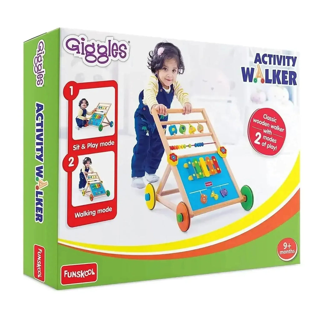Giggles Activity Walker – A Colourful Start to Independent Walking - Naivri