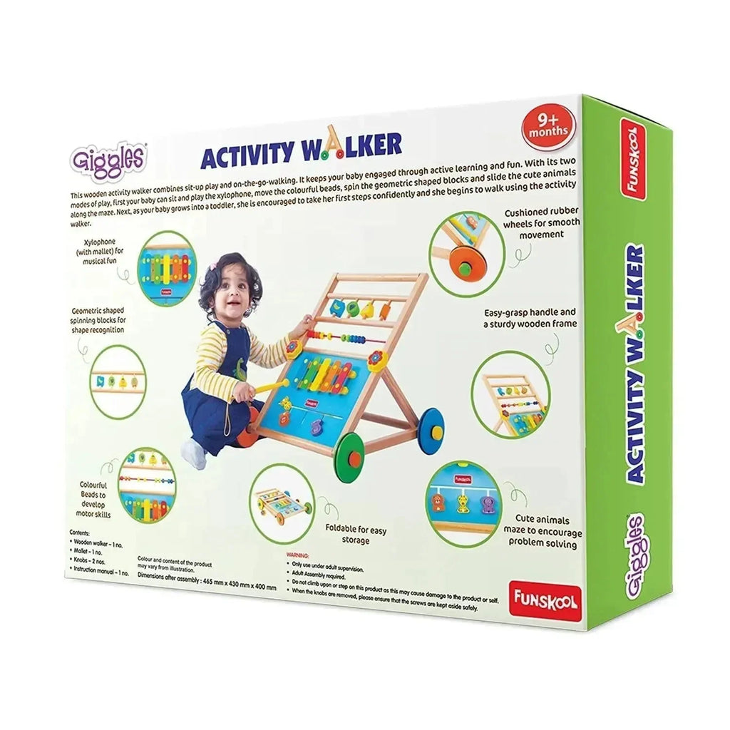 Giggles Activity Walker – A Colourful Start to Independent Walking - Naivri