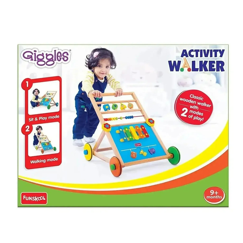 Giggles Activity Walker – A Colourful Start to Independent Walking - Naivri