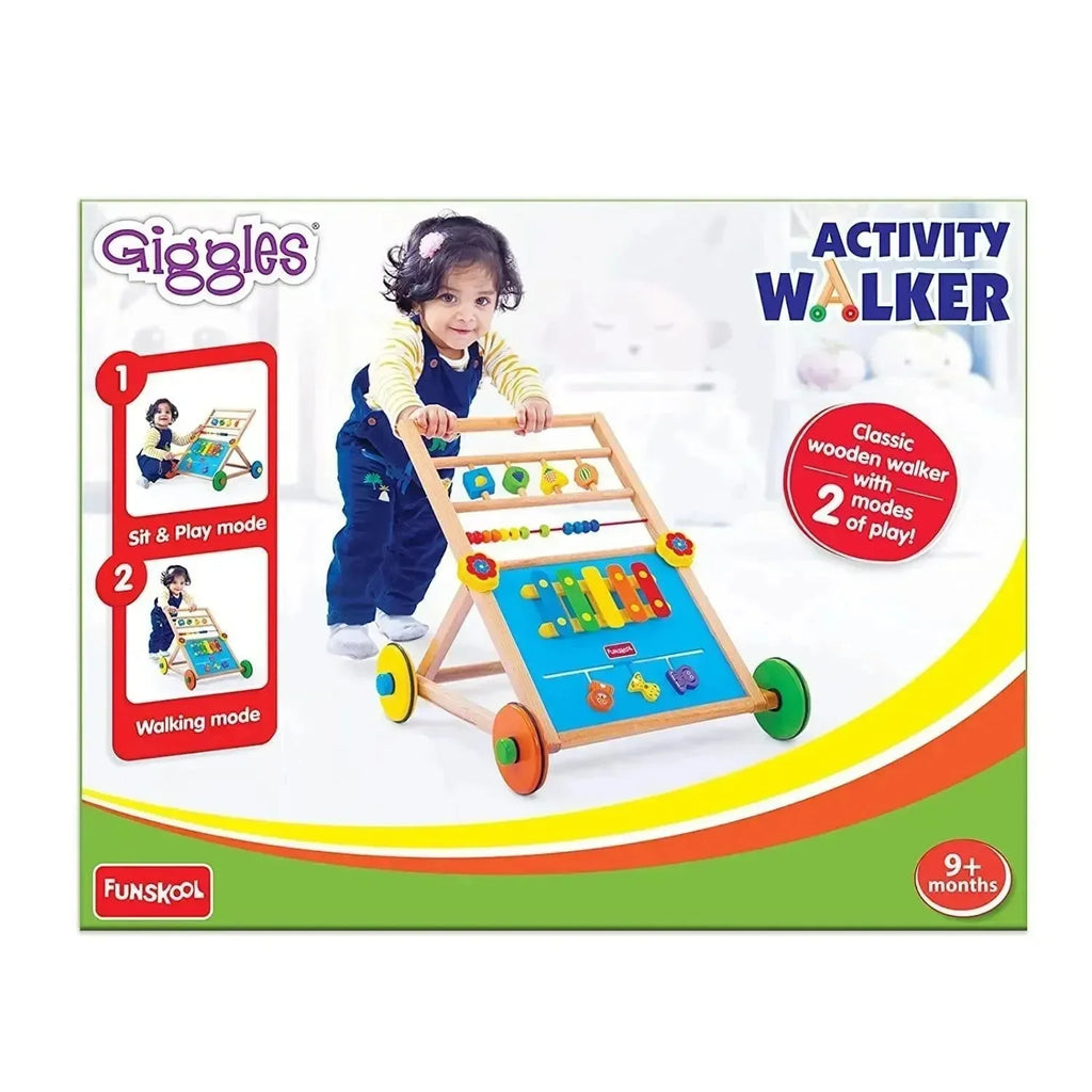 Giggles Activity Walker – A Colourful Start to Independent Walking - Naivri