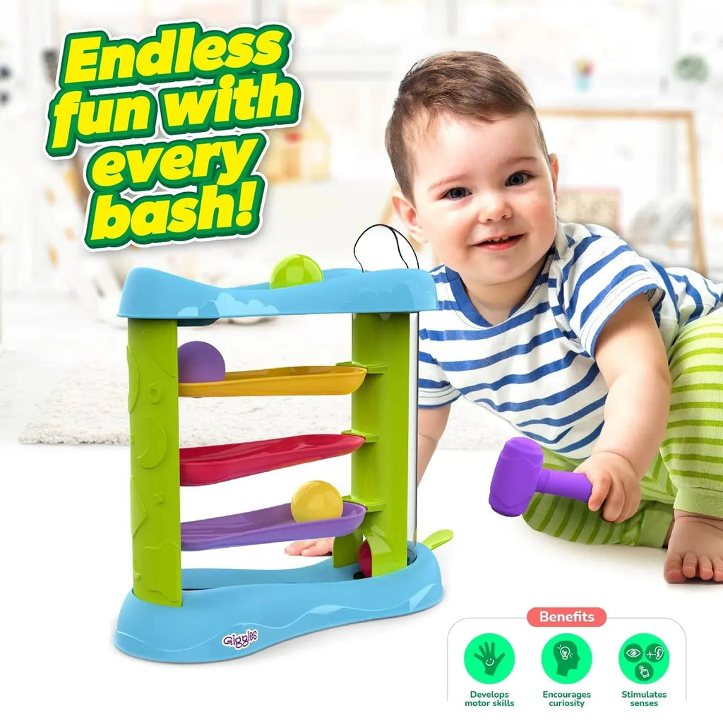 Giggles Bash & Pop Slide Tower - Naivri