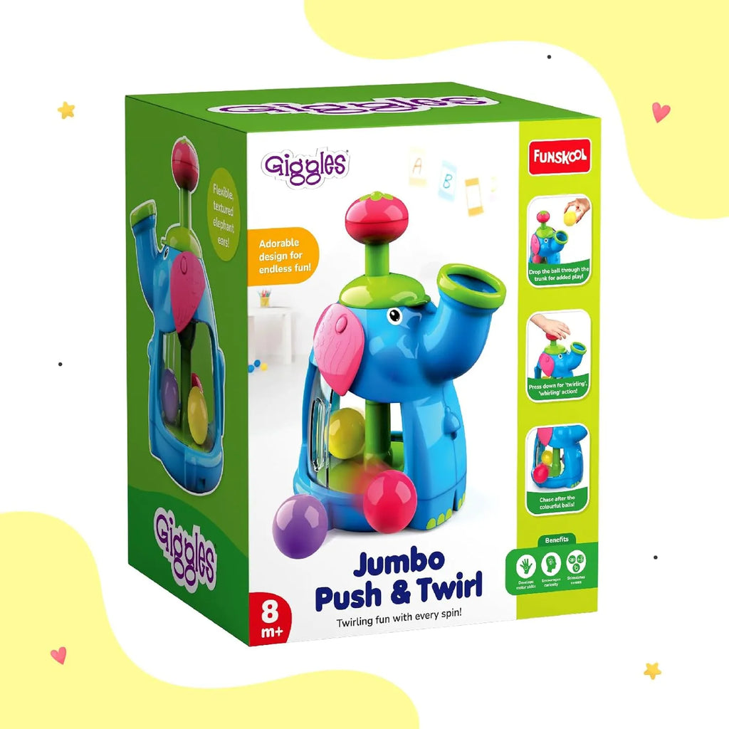 Giggles Jumbo Push & Twirl - Naivri