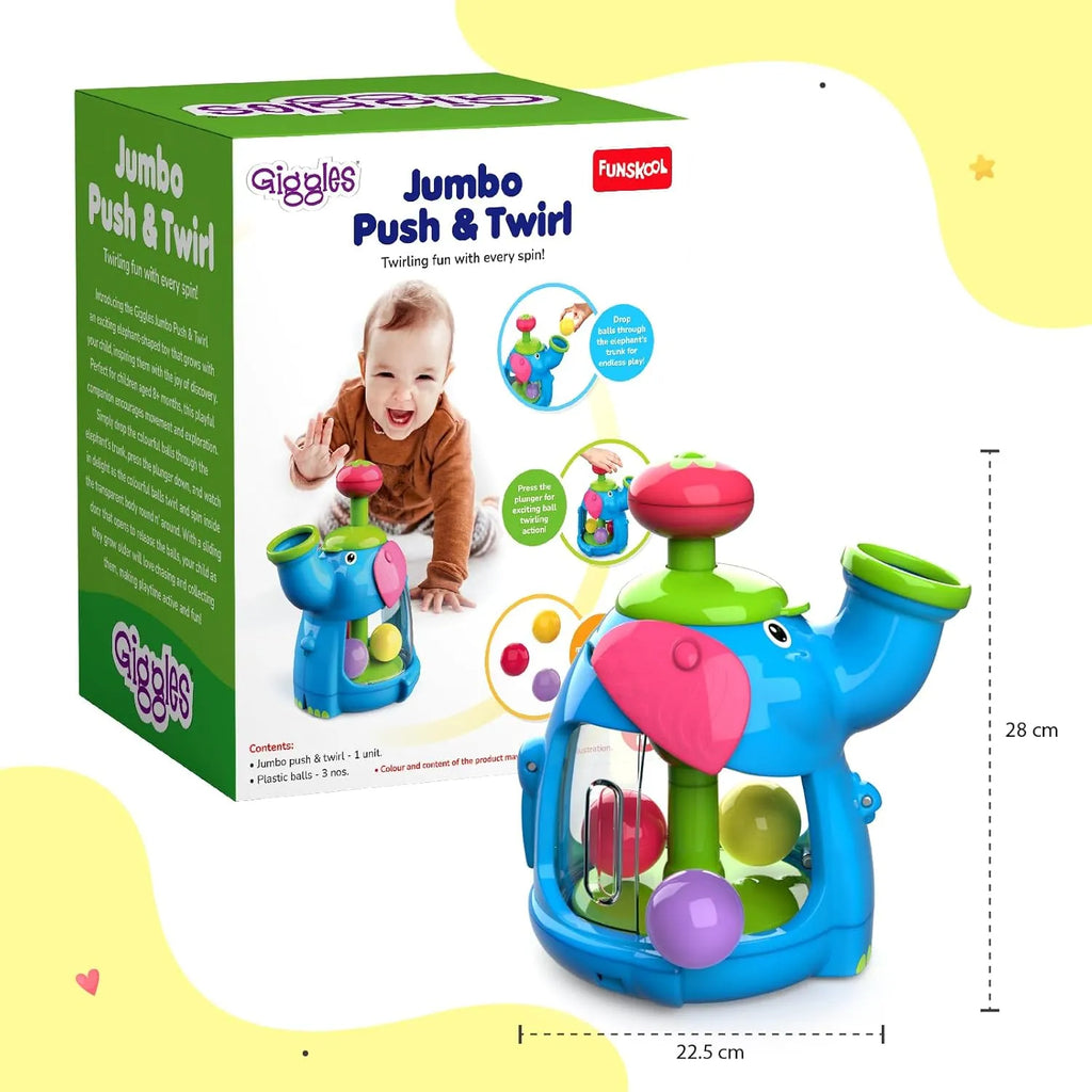 Giggles Jumbo Push & Twirl - Naivri