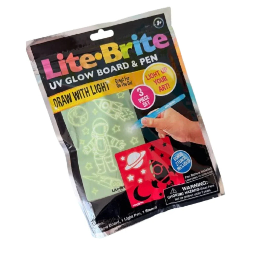 GlowMagic UV Light Art Board Set – Creative Drawing Fun for Kids - Naivri