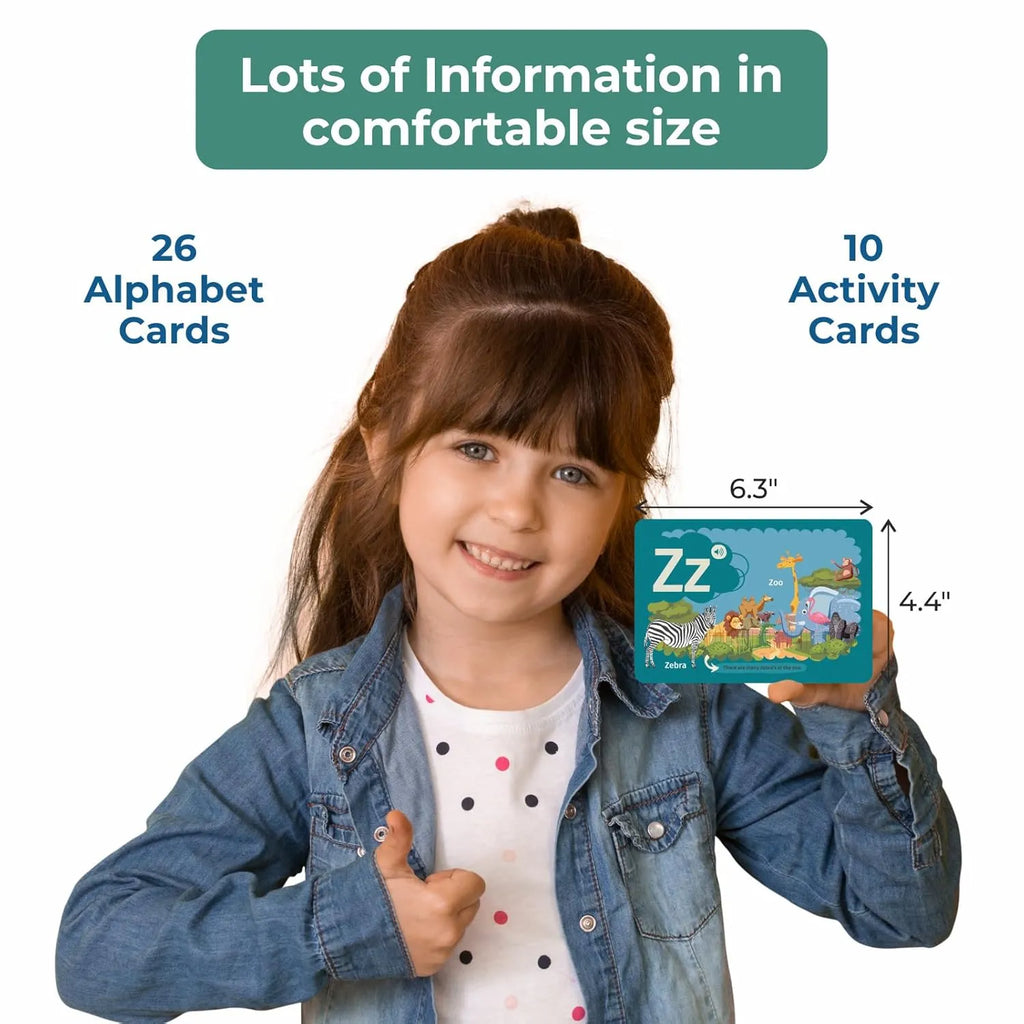 Godiscover Pho Pho Phonics Interactive Flash Cards | Phonics Learning Kit for Kids | Smart Pen Compatible (Not Included) - Naivri
