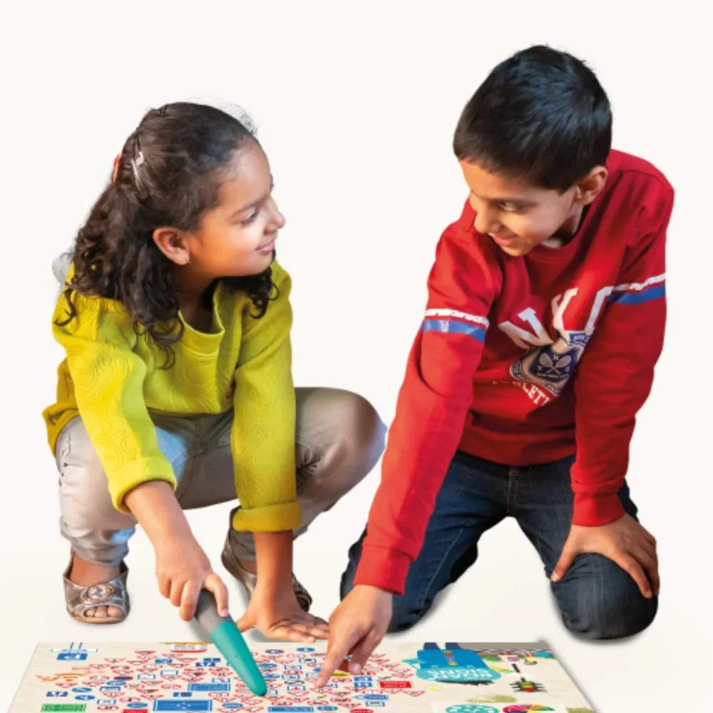 goDiscover Smart Learning Chart Set – Interactive Talking Pen Kit for Kids (Ages 5–10) - Naivri