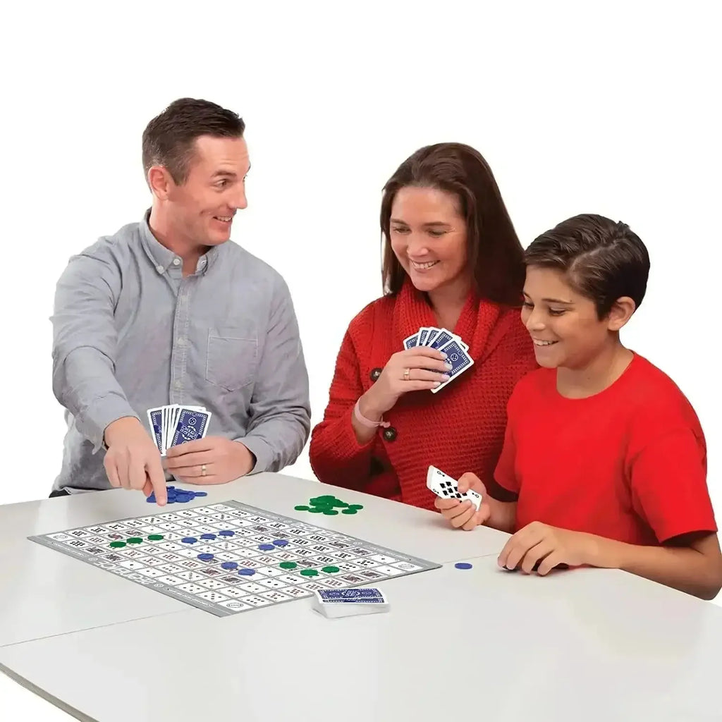 Goliath Sequence Classic Board Game – Strategy Game for Families & Kids – Includes Playing Board, Cards & Chips – For Ages 7+ - Naivri