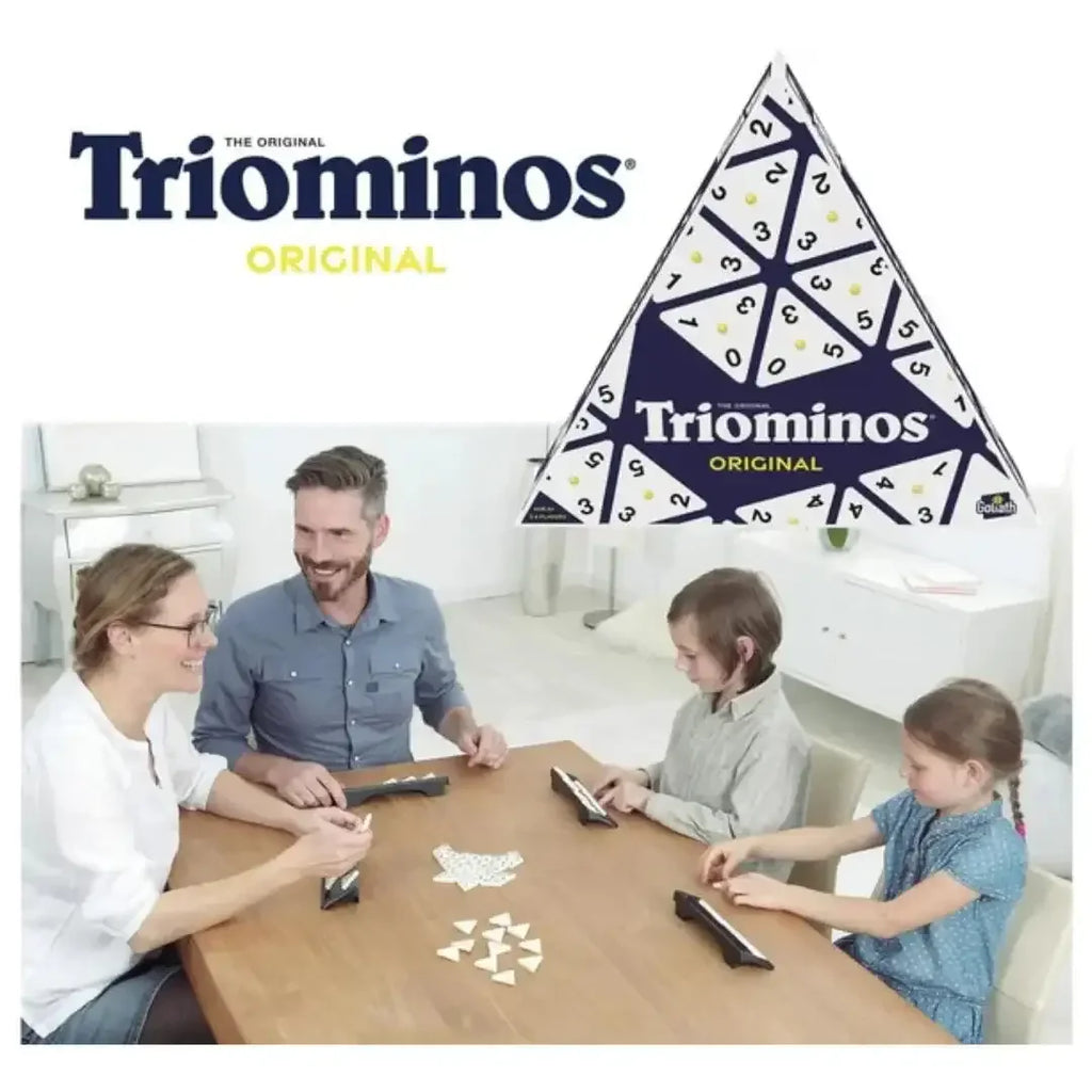 Goliath Triominos Original Board Game – Strategic Family Tile Game for Ages 6+ - Naivri