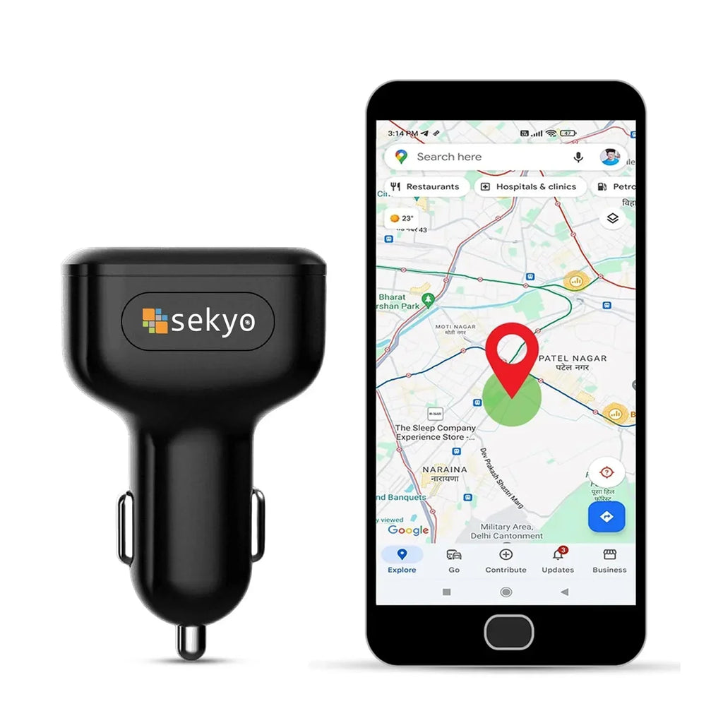 GPS Tracker cum charger | Car GPS Tracker - Naivri