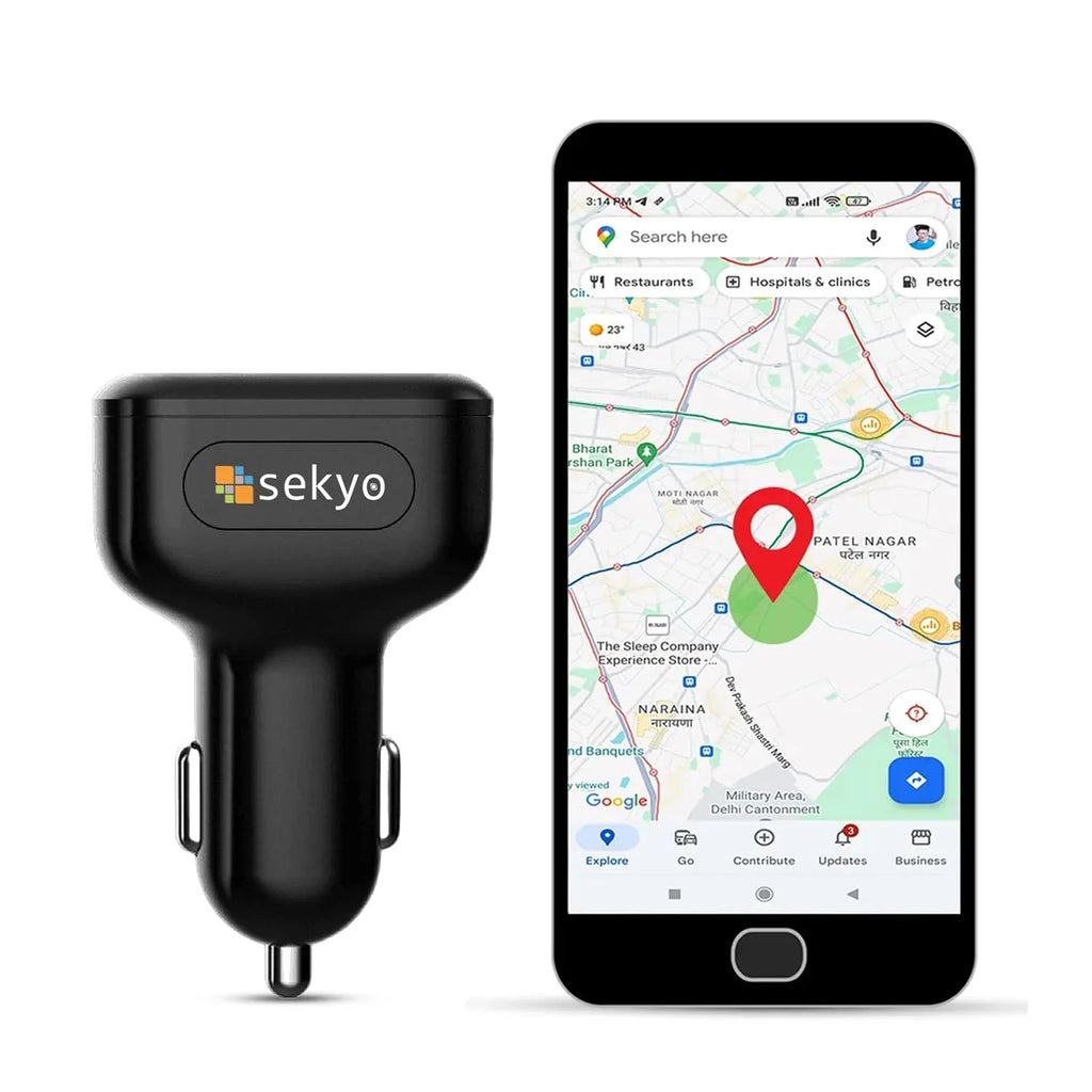 GPS Tracker cum charger | Car GPS Tracker - Naivri