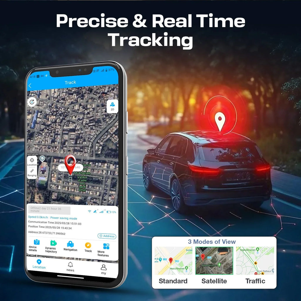 GPS Tracker cum charger | Car GPS Tracker - Naivri
