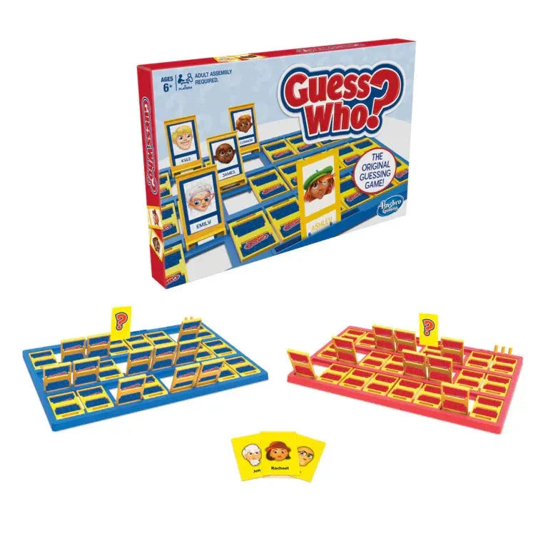 Guess Who? Classic Mystery Face Game – The Ultimate Deductive Reasoning Board Game - Naivri