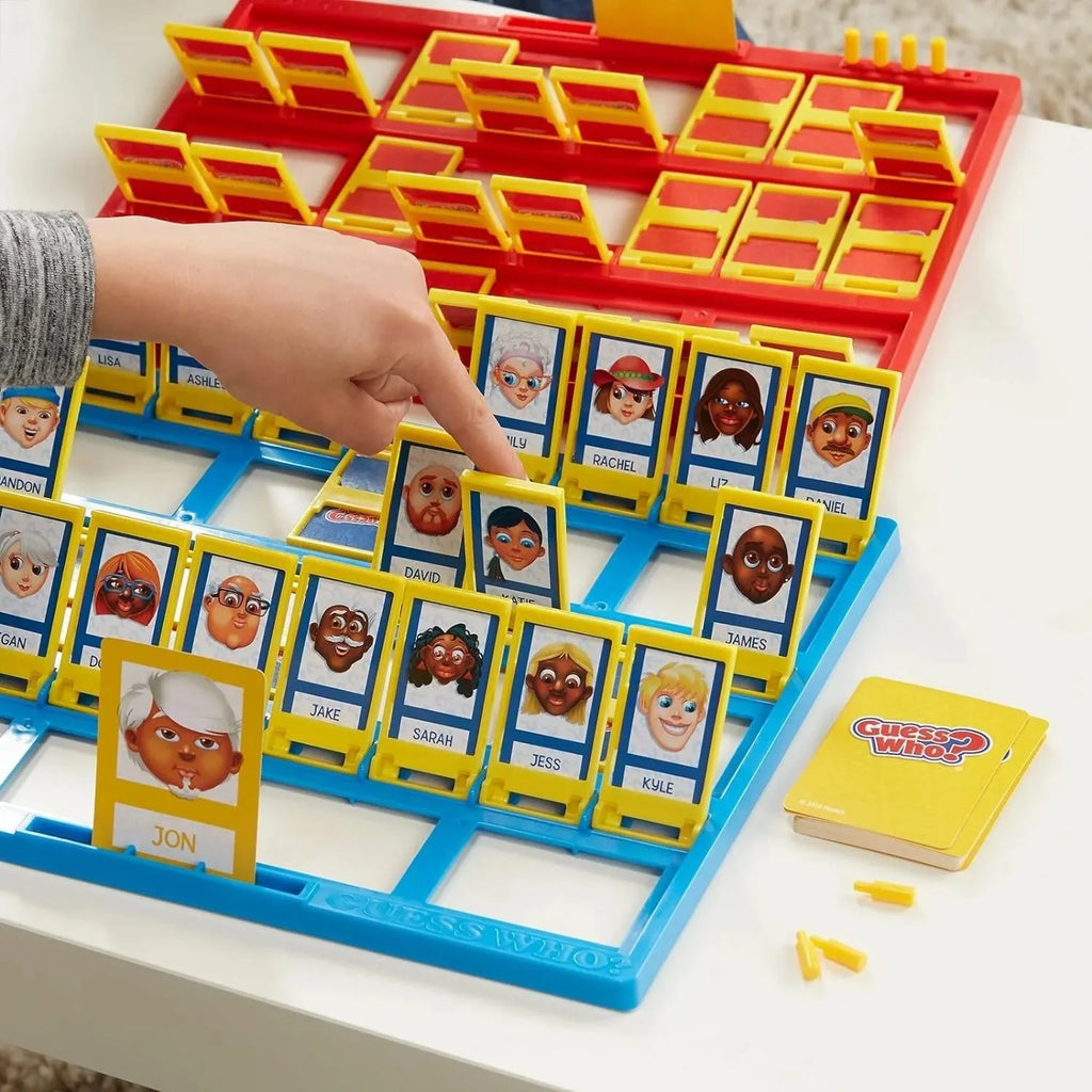 Guess Who? Classic Mystery Face Game – The Ultimate Deductive Reasoning Board Game - Naivri