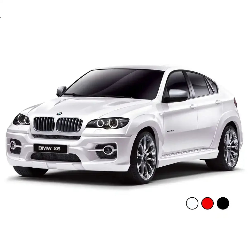 Guokai BMW X6 Remote Control Car – 1:14 Scale R/C High-Speed Racing Car with 2.4GHz Remote, LED Headlights, Rubber Tires – Officially Licensed RC Vehicle for Kids & Adults - Naivri