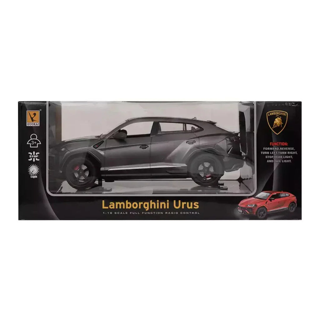 Guokai Lamborghini Urus RC Car 1:18 Scale Model – High-Speed 2.4GHz Remote Control Drift Racing Car with LED Lights – Premium Gift Choice for RC Enthusiasts and Collectors - Naivri