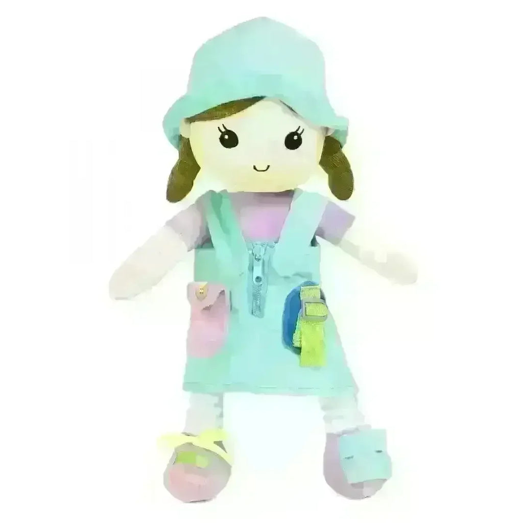 Gurliez Eva Soft Stuffed Talking Girl Doll – 12-Inch Plush Doll for Kids Aged 3 and Above - Naivri