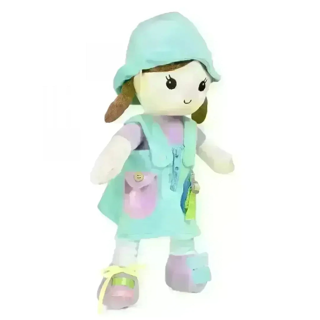 Gurliez Eva Soft Stuffed Talking Girl Doll – 12-Inch Plush Doll for Kids Aged 3 and Above - Naivri